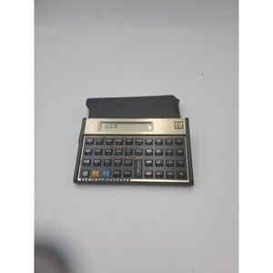 Hewlett Packard HP 12C Financial Calculator New Batteries Case
